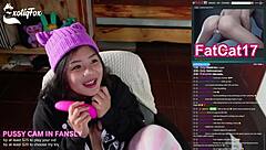 exotiqfox the asian filipina teen 18+ goes live for a high-definition solo masturbation session with her followers.