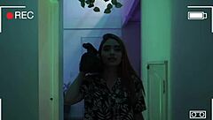 Hot girl Yaira discovers solo masturbation. She explores her pussy and ass.