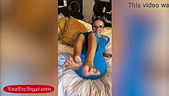 Cute French Teacher Cums Hard on Big Dildo!