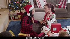 Perverted stepbrothers plan to swap and fuck stepsisters in orgy with bent over cowgirl riding.