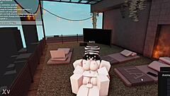 together time with roblox sex roleplay featuring deepthroat and monster cock 😈