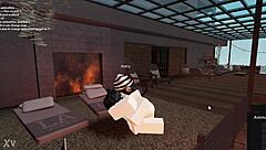 together time with roblox sex roleplay featuring deepthroat and monster cock 😈