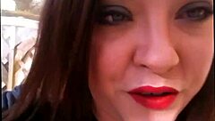 Sexy Bbw Tina Snua Lights Up Cork Cigarette with Drifts Snap Inhales Double Pumping Nose Exhales