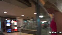 Charming czech sweetie seduced in mall and fucked pov