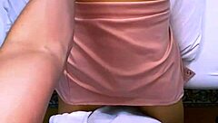 Student invites stepmom to room, beyond caresses.