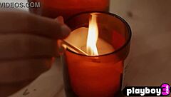 Blonde Petite 18+ Lilly A Strips Naked Body