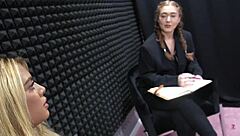 Man, this therapy session with curvy blonde stepmom turns into a wild 5way blowbang with stepson and group banging