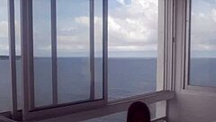 From the start, she licks the petite blonde's hairless pussy non-stop, savoring her juices before doggystyle fucking.