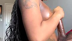 jacking off that big black cock fresh from the hospital?