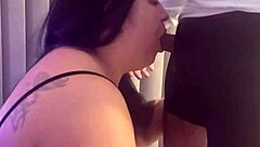 sucking my favorite cock part 1 with big tits and deepthroat 😍