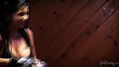 Wild Lesbian Box Training with Dillion Harper and Romi Rain Reaching Intense Orgasms