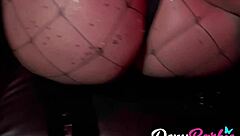 Hot Blonde Fucks Amidst Party Chaos with Big Tits