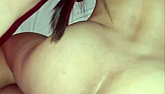 Jenny Matteo rides reverse cowgirl anal, her ass is so tight! 😍