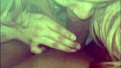 Brunette half-cousin licks balls, sucks cock, and gets cum on pussy.