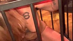 latina couple in homemade torture and humiliation with whips