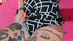 Hey, check out my huge tits and big tattooed ass.