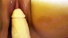 i lick my latina wife's pussy with this dildo
