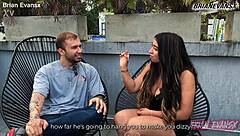 Verito Aguass's Spicy Interview: Big Tits Latina Slut Blowjob With Brian Evansx.