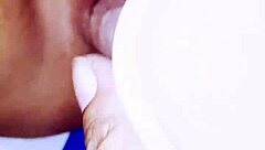 i lick my latina wife's pussy with this dildo