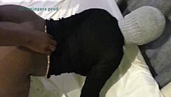 Ebony MILF Bibi 58 experiences her first orgasm on camera with a big black cock