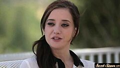 I watch the cocksucking teen 18+ beauty ride stepbros cock