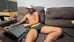 Feeling the brazilian monster cock deep inside, big and throbbing with intense pleasure