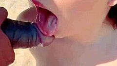 Construction worker fucks my ass in public, i beg him to cum inside