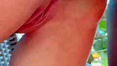 Construction worker fucks my ass in public, i beg him to cum inside