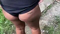 Neighbor waits with hard cock at door