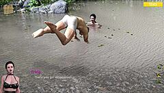 Rosewater Manor 66 Features Curvy Teen in Cute Outfit During Game