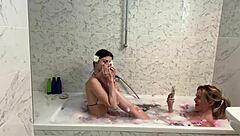 Maya Rose's Bathroom Lesbian Fun!