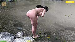 Rosewater Manor 66 Features Curvy Teen in Cute Outfit During Game