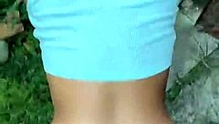 Neighbor waits with hard cock at door