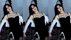 Wow, check this cute Chinese girl dancing with sexy moves!