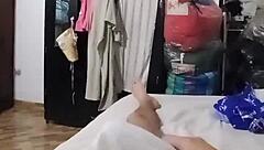 Latina Sucks Neighbor's Big Cock While He Records Secretly