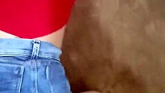 My best friend came over for some intense sex in her underwear.