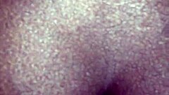 ebony babe plays with her pussy during football game 😈