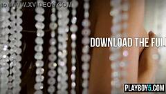 Stunning Teen Beauty Deanna Greene Strips Down to Reveal Amazing Big Natural Tits and Ass in Clothes-Ripping Tease