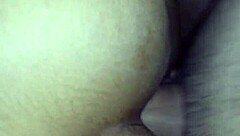 I was eating my girlfriend's little ass in the kitchen, then fucked it hard.