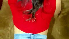 My best friend came over for some intense sex in her underwear.