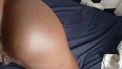 My little black slut loves her juicy pussy punished