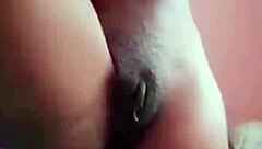 feeling so horny while playing with my fat ass and shaved pussy