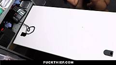 Hot thick shoplifters know they have to get fucked by the mall officer - fuckthief