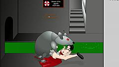 Ada Wong Licks Pussy with Pink Dildo!