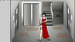 Ada Wong Licks Pussy with Pink Dildo!