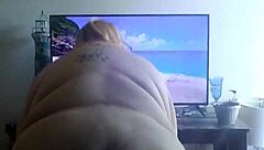 Ocean deep dance fun stripping with big tits and ass, clothes ripped off