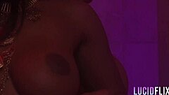 Damn! August Skye on Lucidflix Takes That Big Black Cock Deep!