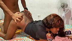 Fucking My Stepdaughter's Latina Girlfriend Alone At Home With Deepthroat And Cumshot