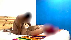 why does this guest massage me naked in front of my husband?