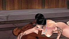 i'm sucking merxyrs big black cock on imvu, it's so huge i can barely take it